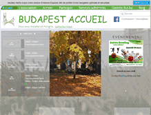 Tablet Screenshot of budapest-accueil.org